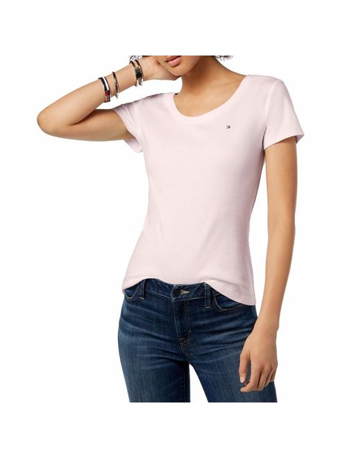 Tommy Hilfiger Womens Crew Neck Short Sleeves T-Shirt