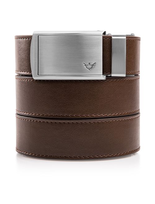 SlideBelts Men's Leather Adjustable Golf Ratchet Belt - Custom Fit