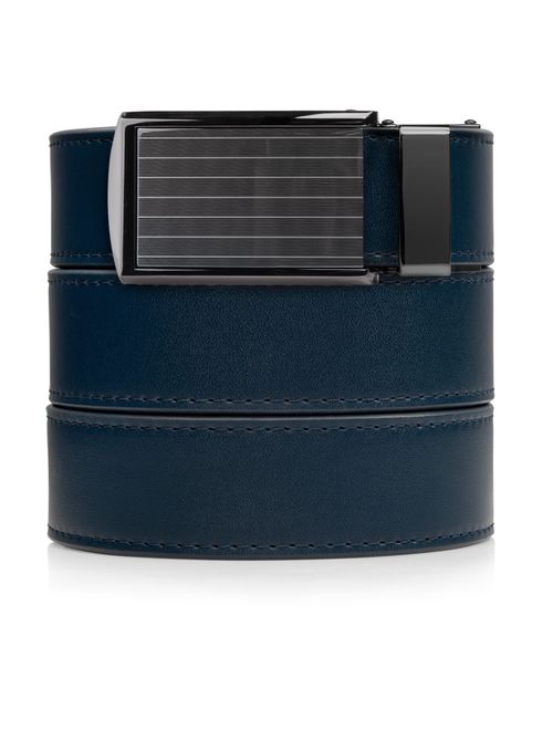 SlideBelts Men's Leather Adjustable Golf Ratchet Belt - Custom Fit