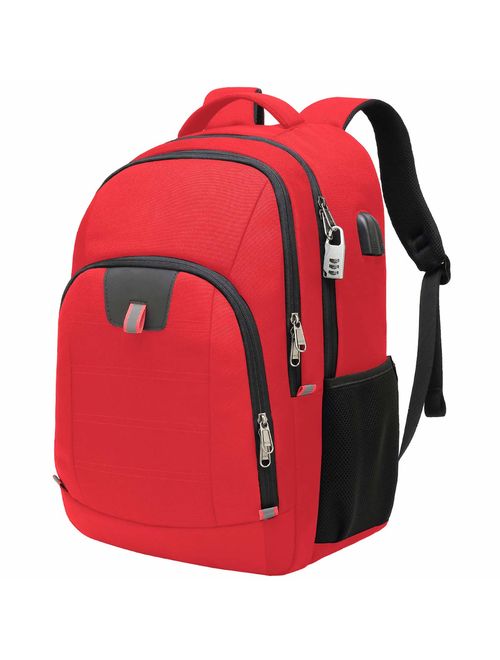 Travel Laptop Backpack,Extra Large Anti Theft College School Backpack for Men and Women with USB Charging Port