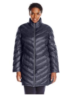 Calvin klein plus size packable down sale jacket