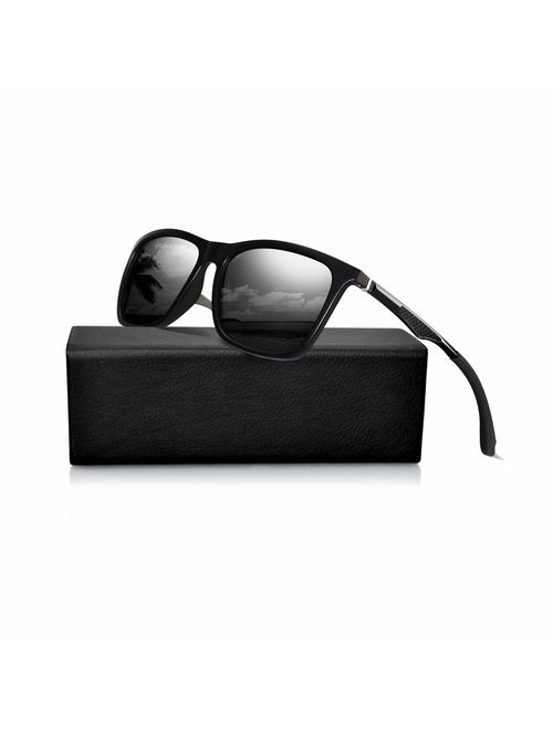 Polarized Sunglasses for Men Aluminum Mens Sunglasses Driving Rectangular Sun Glasses For Men/Women