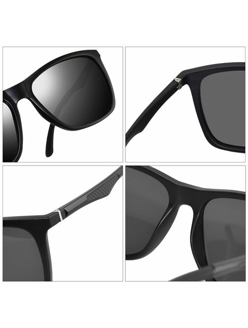 Polarized Sunglasses for Men Aluminum Mens Sunglasses Driving Rectangular Sun Glasses For Men/Women