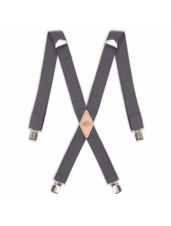 Men's 1-1/2 Solid Straight Clip Suspender