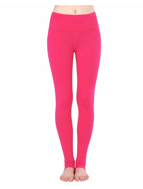 Zeronic Women's High Waist Stirrup Leggings Tights Gym Workout Yoga Pants