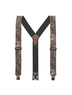 Perry Suspenders Men's Elastic Hook End Camouflage Suspenders