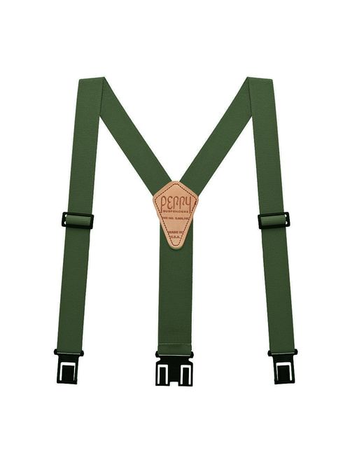 Perry Suspenders Men's Elastic Hook End Camouflage Suspenders