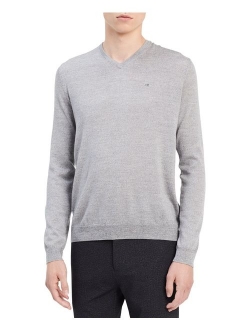 Men's Merino Sweater V-Neck Solid