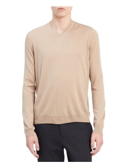 Men's Merino Sweater V-Neck Solid