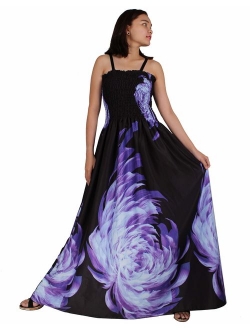 MayriDress Maxi Dress Plus Size Clothing Black Ball Gala Party Sundress Evening Long Floral Women