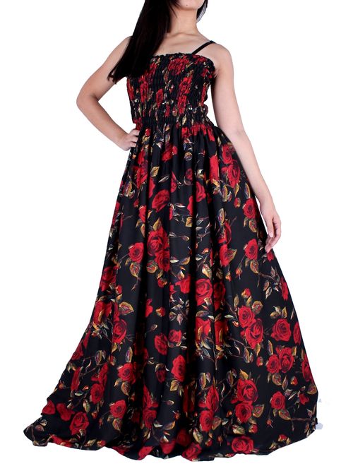 MayriDress Maxi Dress Plus Size Clothing Black Ball Gala Party Sundress Evening Long Floral Women