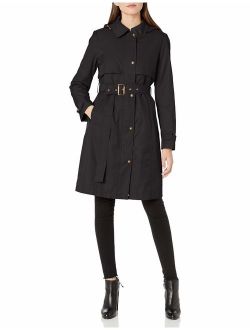 Women's Hooded Trenchcoat