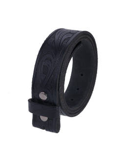 Gelante Genuine Full Grain Leather Belt Strap without Belt Buckle