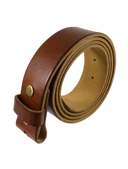 Gelante Genuine Full Grain Leather Belt Strap without Belt Buckle