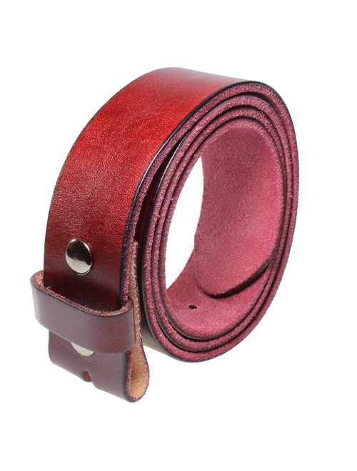 Gelante Genuine Full Grain Leather Belt Strap without Belt Buckle