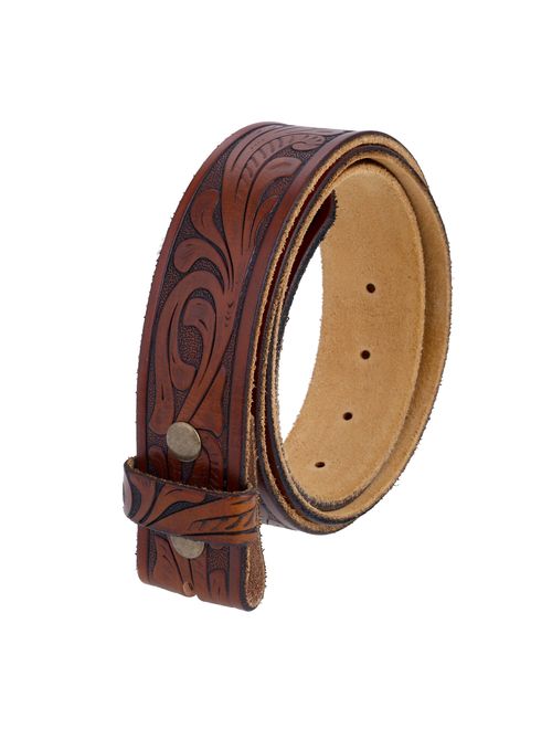 Gelante Genuine Full Grain Leather Belt Strap without Belt Buckle