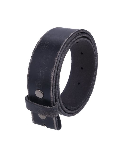 Gelante Genuine Full Grain Leather Belt Strap without Belt Buckle