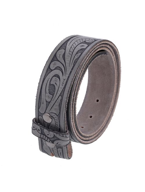 Gelante Genuine Full Grain Leather Belt Strap without Belt Buckle