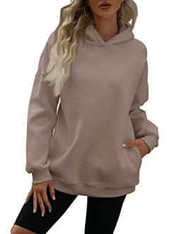 EFAN Womens Oversized Hoodies Sweatshirts Fleece Hooded Pullover Tops Sweaters Casual Comfy Fall Fashion Outfits Clothes 2023