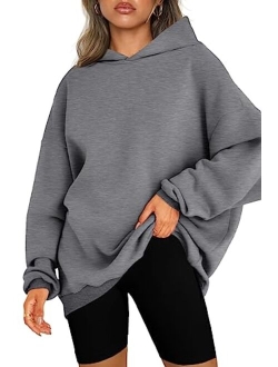 EFAN Womens Oversized Hoodies Sweatshirts Fleece Hooded Pullover Tops Sweaters Casual Comfy Fall Fashion Outfits Clothes 2023