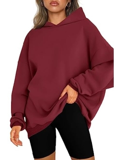 EFAN Womens Oversized Hoodies Sweatshirts Fleece Hooded Pullover Tops Sweaters Casual Comfy Fall Fashion Outfits Clothes 2023