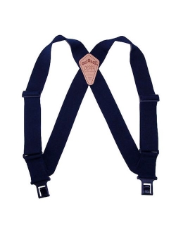 Perry Suspenders Men's Elastic Outback Side Clip Trucker Suspenders