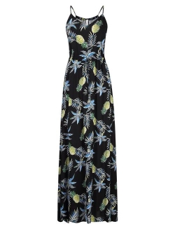 Leadingstar Women's Floral Casual Beach Party Maxi Dress