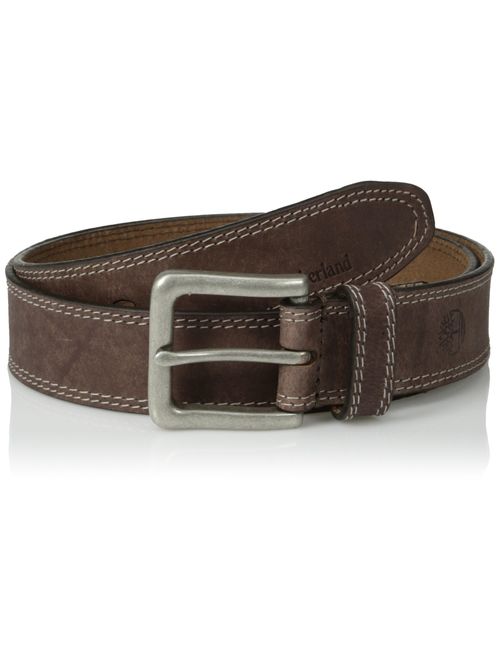 Timberland Men's Classic Leather Jean Belt 1.4 Inches Wide (Big and Tall Sizes Available)