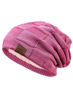 REDESS Beanie Hat for Men and Women Winter Warm Hats Knit Slouchy Thick Skull Cap