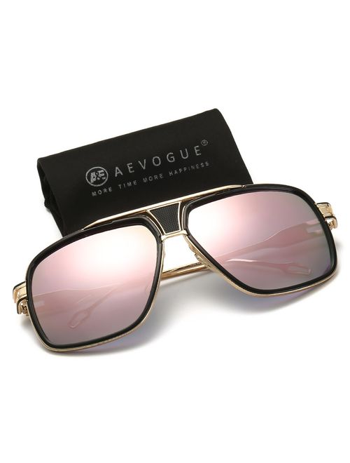 AEVOGUE Sunglasses For Men Goggle Alloy Frame Brand Designer AE0336