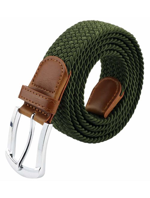 Maikun Belts For Men, Canvas Elastic Belt, Mens Womens Boys Belt For Father's Day