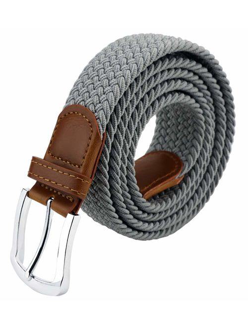 Maikun Belts For Men, Canvas Elastic Belt, Mens Womens Boys Belt For Father's Day