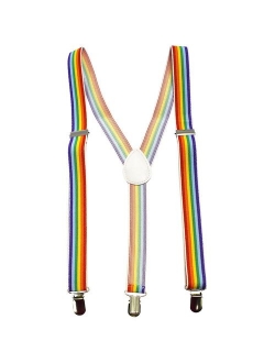 Suspenders - Adjustable Suspenders w/Braces - Y-Back Elastic by CoverYourHair