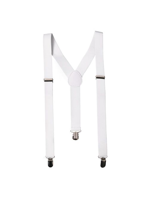 Suspenders - Adjustable Suspenders w/Braces - Y-Back Elastic by CoverYourHair