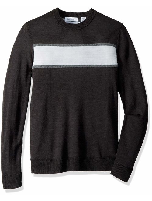 Calvin Klein Men's Merino Crew Neck Sweater