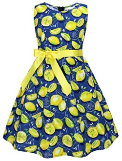 Kid Floral Cotton Girls Dresses Summer Girl Clothes