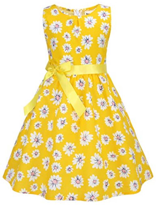 Kid Floral Cotton Girls Dresses Summer Girl Clothes