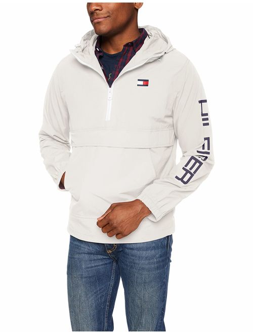 tommy jeans packable popover jacket