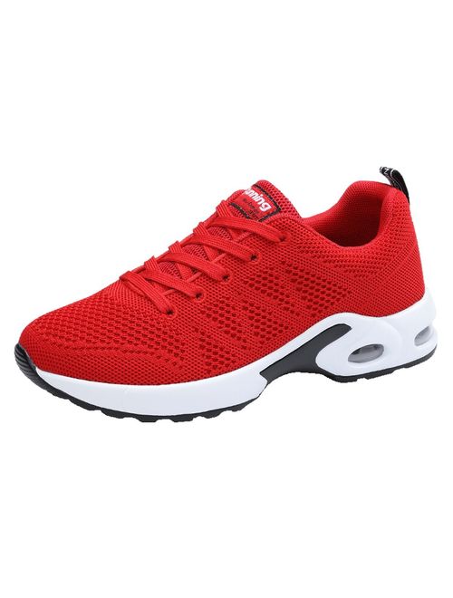 JARLIF Women's Breathable Fashion Walking Sneakers Lightweight Athletic Tennis Running Shoes US5.5-10