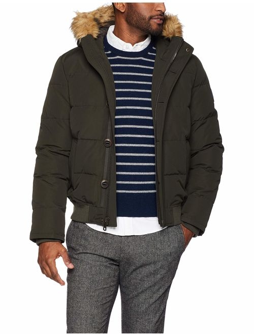 Tommy hilfiger men's online quilted snorkel bomber jacket