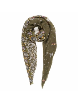 Scarf for Women Lightweight Floral Flower Scarves for Fall Winter Shawl Wrap