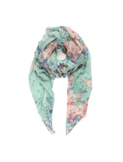 Scarf for Women Lightweight Floral Flower Scarves for Fall Winter Shawl Wrap