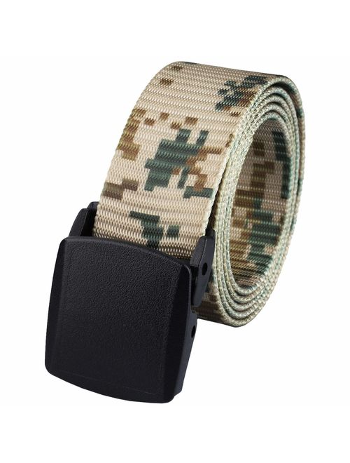 squaregarden Men's Nylon Webbing Military Style Tactical Duty Belt