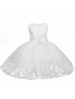 Bow Dream Flower Girl's Dress Sequins Tulle