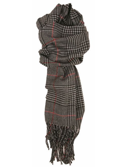 Love Lakeside Soft Cashmere Feel Winter Plaid & Buffalo Plaid Scarf