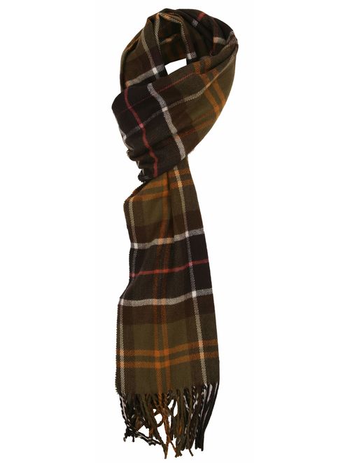 Love Lakeside Soft Cashmere Feel Winter Plaid & Buffalo Plaid Scarf