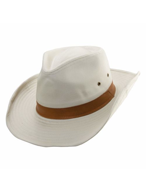 Dorfman Pacific Men's Twill Outback Hat