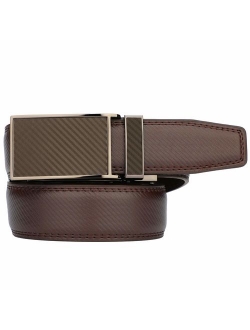 Lavemi Mens Reversible Italian Cowhide Leather Dress Belt,One Belt Reverse for 2 Colors,Trim to Fit