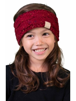 Funky Junque Kids Baby Toddler Knit Fuzzy Lined Head Wrap Headband Ear Warmer