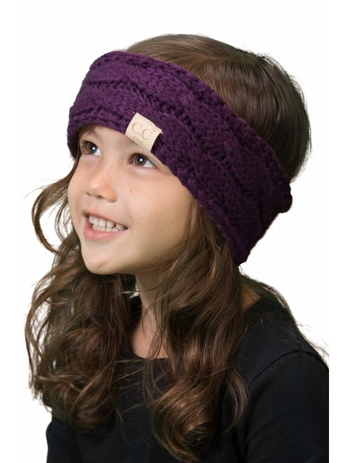 Funky Junque Kids Baby Toddler Knit Fuzzy Lined Head Wrap Headband Ear Warmer